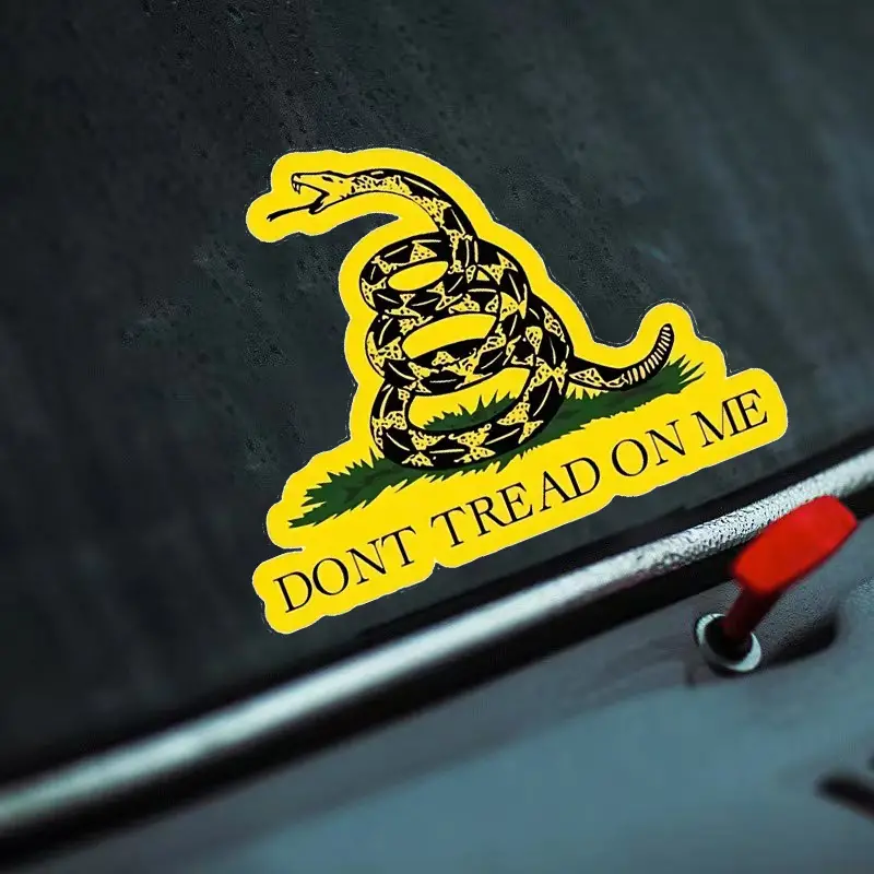 Don't Tread On Me Vinyl Sticker Decal - 5 Inches - for Car Truck SUV Van Window