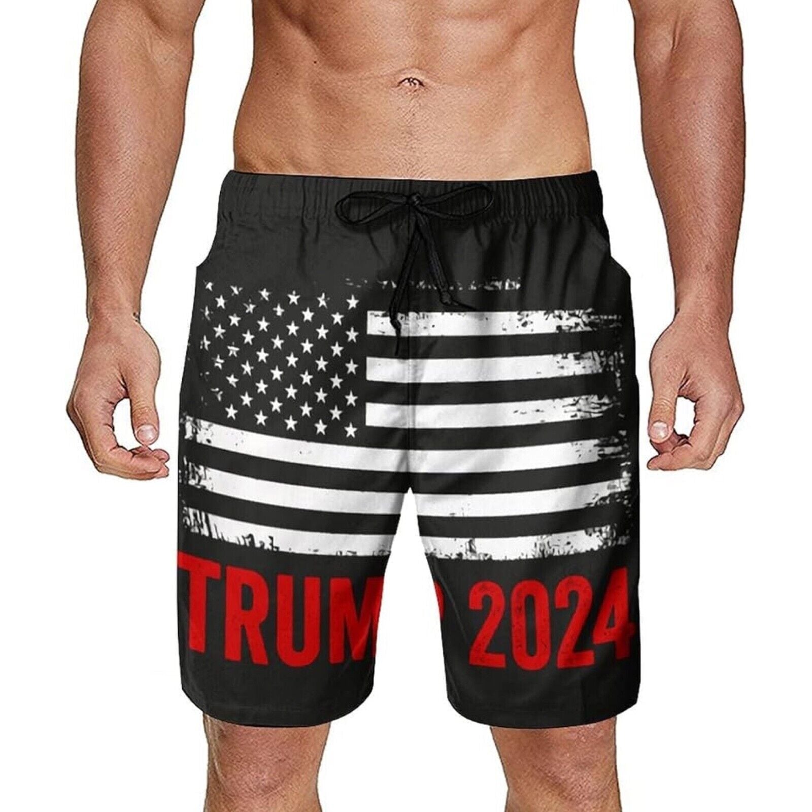 Men's MAGA 2024 Trump 2024 Quick Dry Swim Trunks