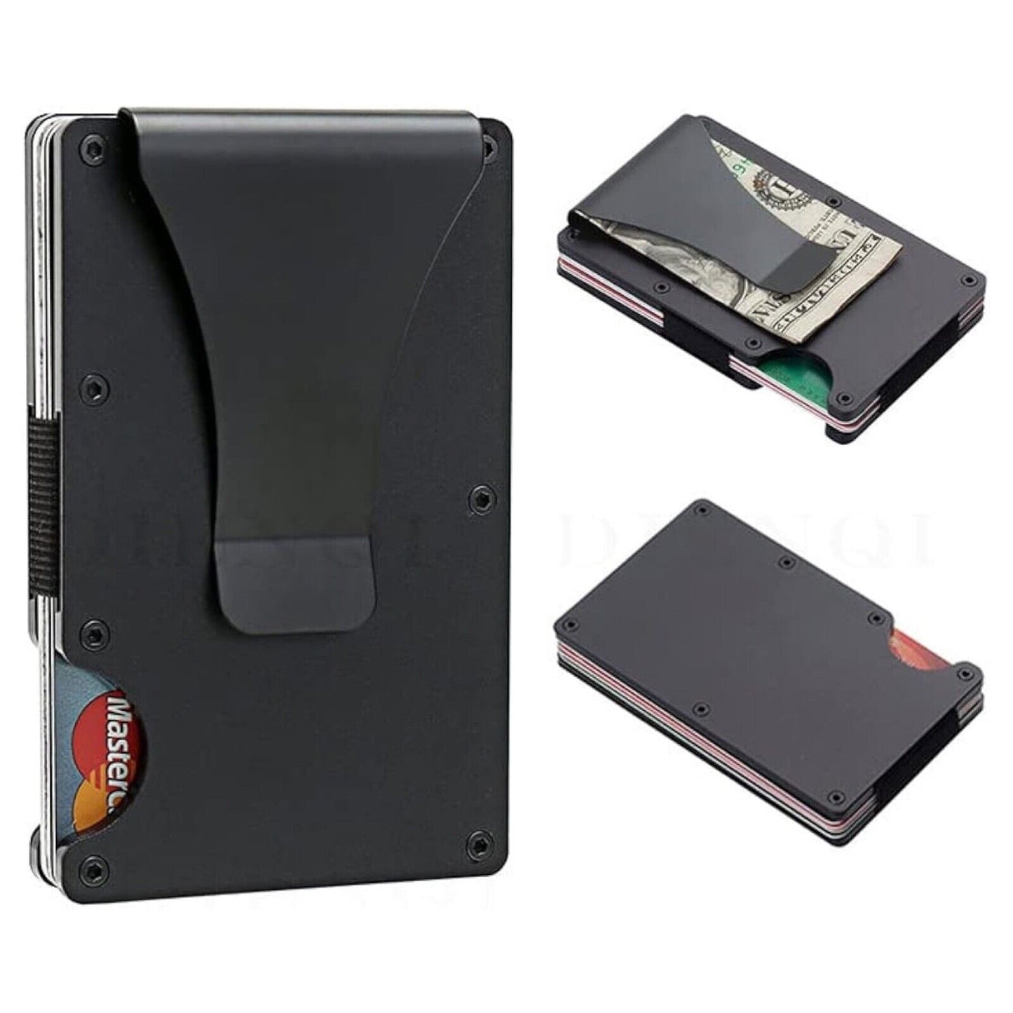 Minimalist Wallet for Men, Metal Money Clip Wallet