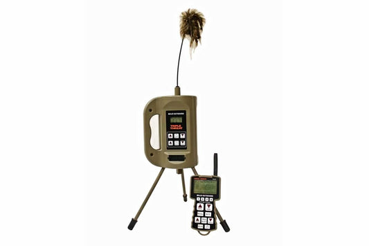 MOJO Outdoors Triple Threat E-Caller Predator Call Decoy, 3-Part Complete