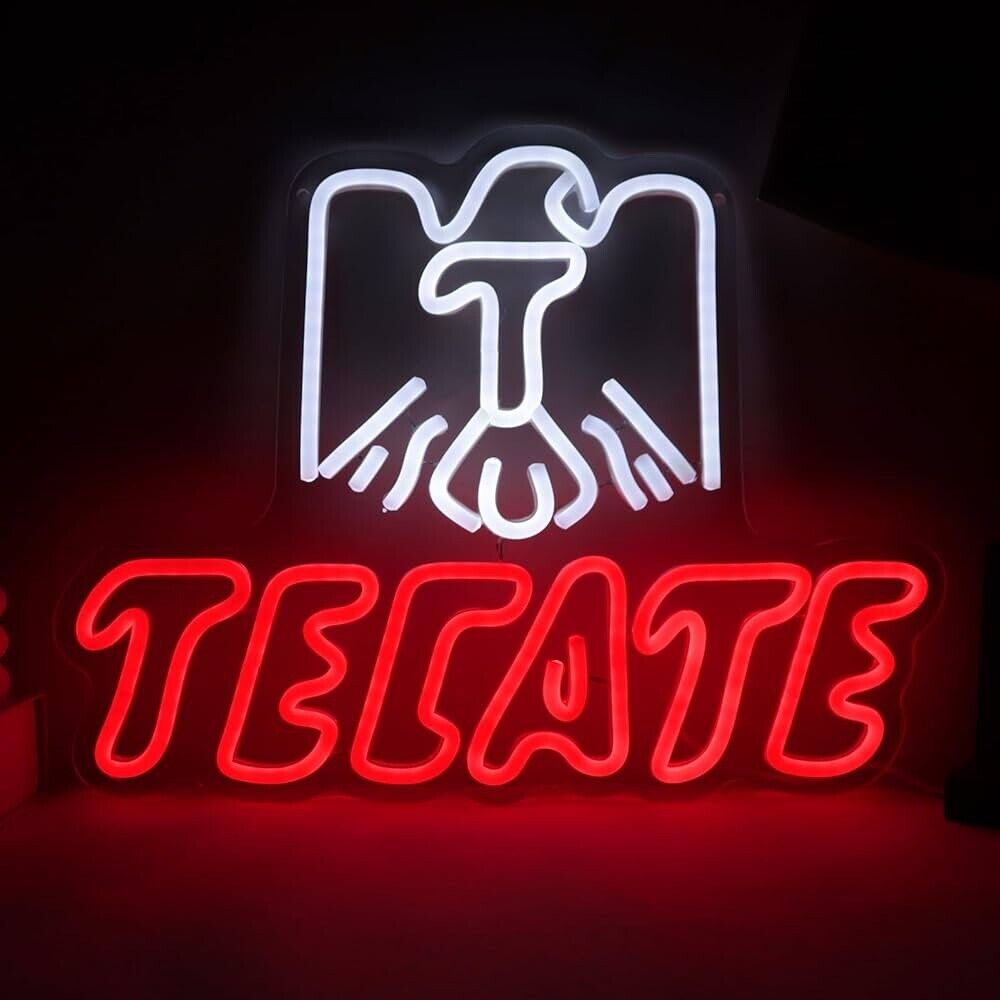 Teagate Beer LED Neon Sign For Bar, Porch, Garage, Mancave 13”x 17” Inch