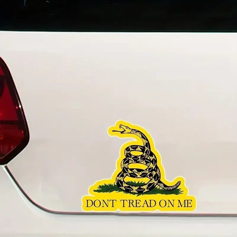 Don't Tread On Me Vinyl Sticker Decal - 5 Inches - for Car Truck SUV Van Window