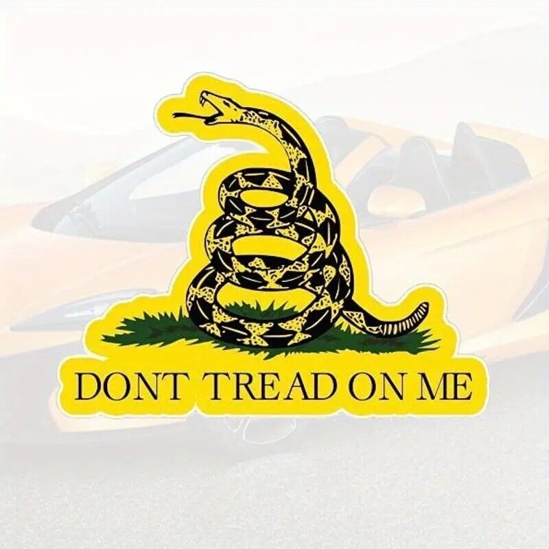 Don't Tread On Me Vinyl Sticker Decal - 5 Inches - for Car Truck SUV Van Window