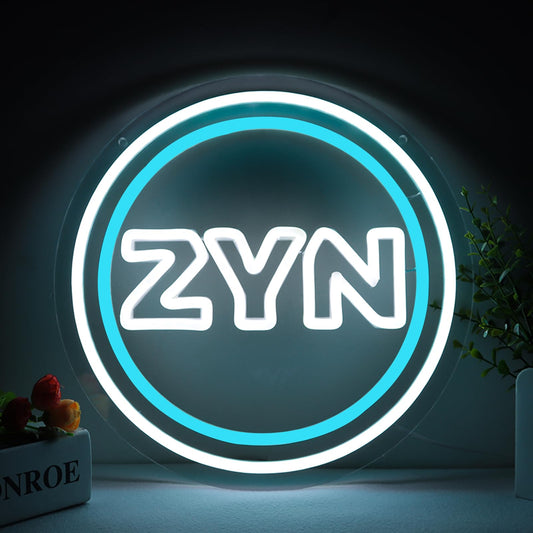 ZY-N Neon LED Sign LED For Room, Bar , Garage , Man-cave 12” x 12” inch