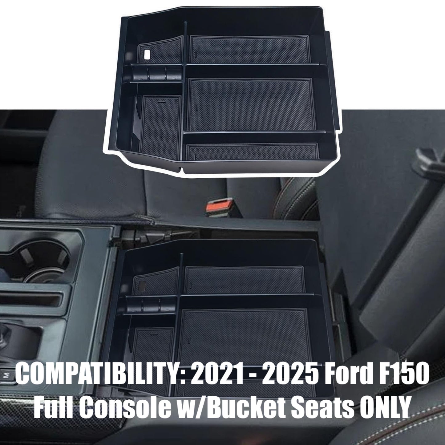 Ford F150 Center Console Organizer Compatible Ford F150 2021-2025